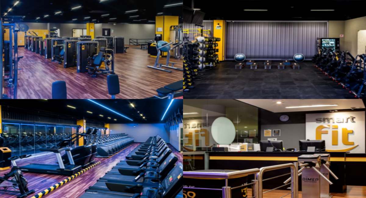 vista de los gimnasios en Cancún de Smart Fit